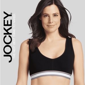 Jockey Generation Women's Retro Vibes Bralette Bundle 3 for 1 Grey White Black